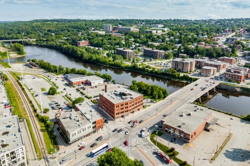 Aerial View - 203-31 Rue King O., Sherbrooke (Les Nations), QC 