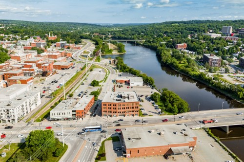 Aerial View - 203-31 Rue King O., Sherbrooke (Les Nations), QC 