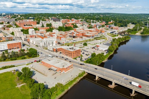 Aerial View - 203-31 Rue King O., Sherbrooke (Les Nations), QC 