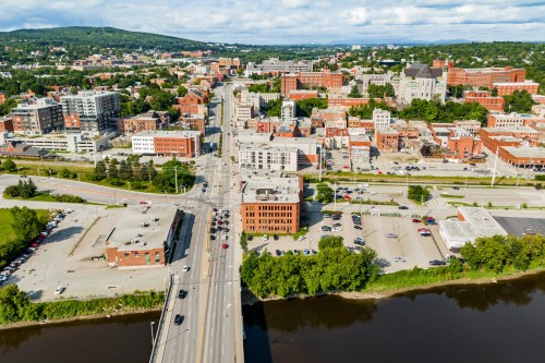 Aerial View - 203-31 Rue King O., Sherbrooke (Les Nations), QC 