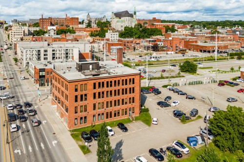 Aerial View - 203-31 Rue King O., Sherbrooke (Les Nations), QC 