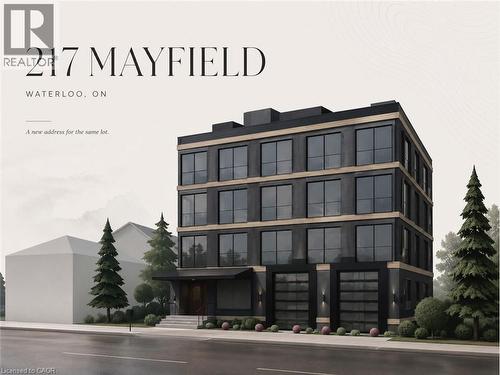 Proposed Project - 217 Mayfield Avenue, Waterloo, ON 