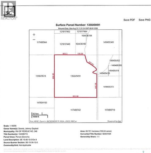 Dennis Acreage, Perdue Rm No. 346, SK 