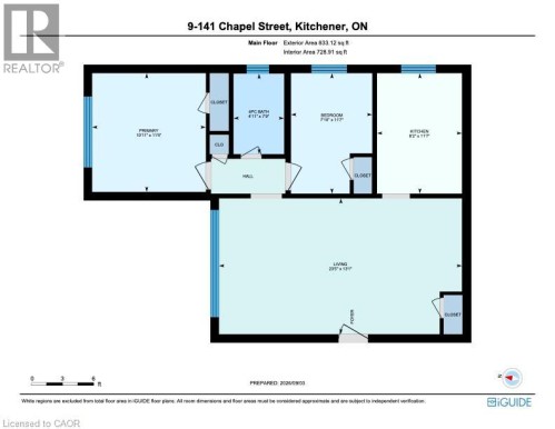 Floor plan - 141 Chapel Street, Kitchener, ON 