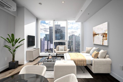 Living Room - 3203-1205 Place Phillips, Montréal (Ville-Marie), QC 