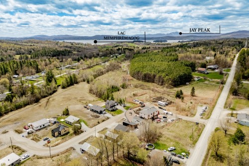 Aerial View - 27 Rue Des Tailleurs-De-Pierre, Stanstead - Ville, QC 