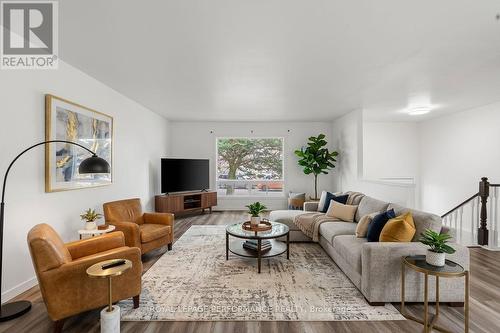 Virtually staged living room - 1011 Adolphus Street, Cornwall, ON 