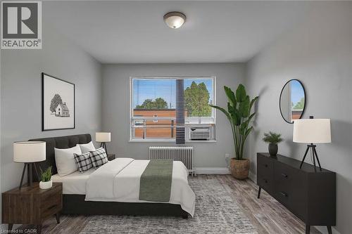 Bedroom virtually staged - 57 Mericourt Road Unit# 310, Hamilton, ON 