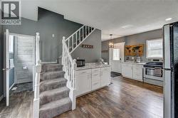 Wood-finish flooring throughout the main level - 