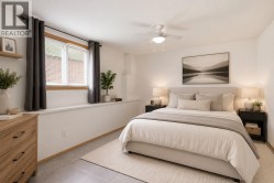 Virtually staged - Basement bedroom (middle suite) - 