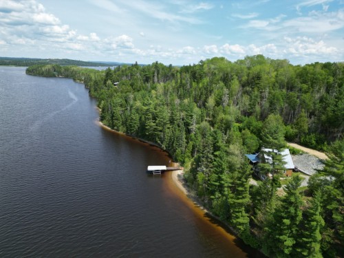 Aerial View - 2225 Ch. De Grassy Narrow, Moffet, QC 