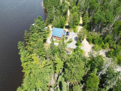 Aerial View - 2225 Ch. De Grassy Narrow, Moffet, QC 