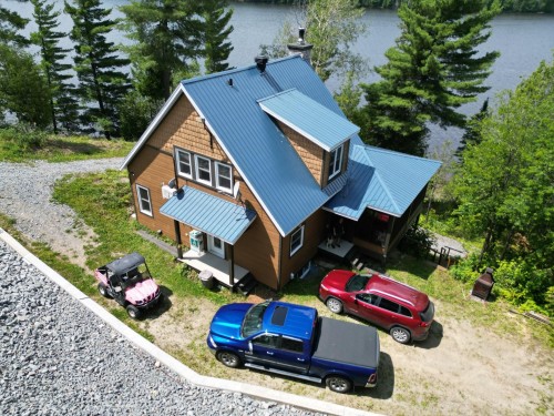 Aerial View - 2225 Ch. De Grassy Narrow, Moffet, QC 