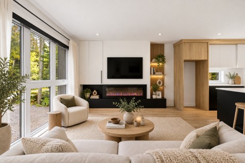 Living Room - 596 Rue Beauregard, Sainte-Agathe-Des-Monts, QC 