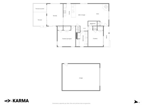 Plan (croquis) - 99 Ch. Du Huard, Val-Des-Bois, QC 