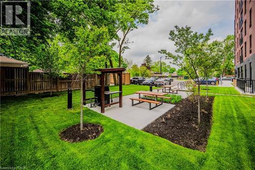 Amenity - Courtyard & Community BBQ - 24 Union Street E Unit# 103, Waterloo, ON 