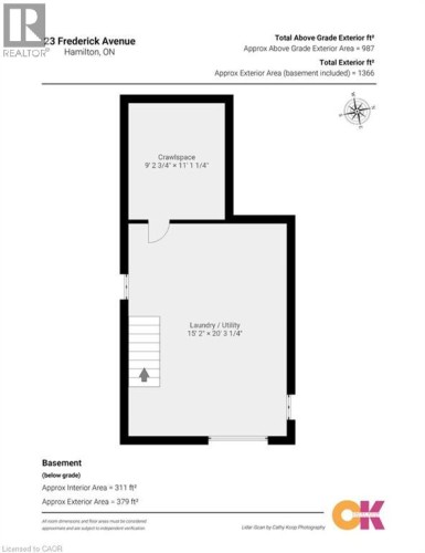 Floor plan - 23 Frederick Avenue, Hamilton, ON 