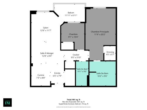 Plan (croquis) - 305-995 Rue Jules-Poitras, Montréal (Saint-Laurent), QC 