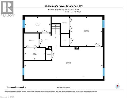 Basement - 104 Mausser Avenue, Kitchener, ON 