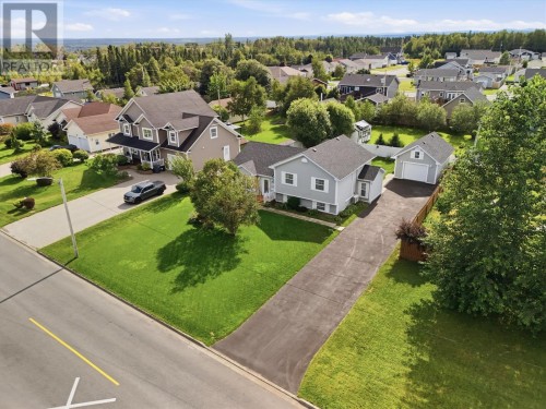 Front View - Aerial Shot - 26 Finn Avenue, Grand Falls - Windsor, NL 