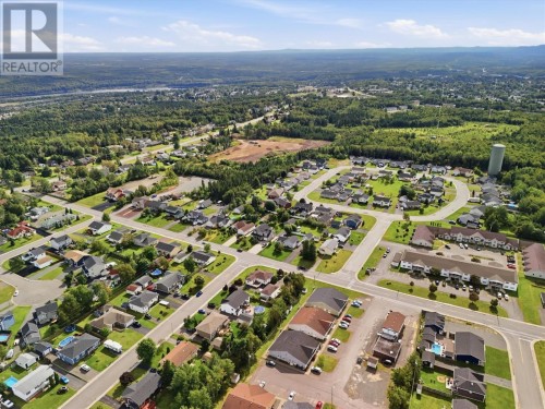 Subdivision View - Aerial Shot - 26 Finn Avenue, Grand Falls - Windsor, NL 
