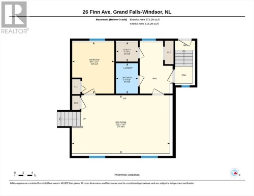 Basement - 26 Finn Avenue, Grand Falls - Windsor, NL 