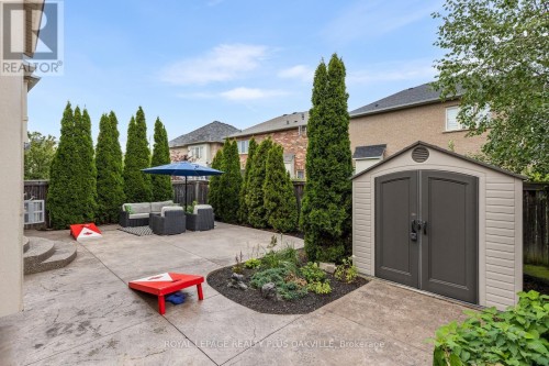 46' wide at rear and lifetime warranted shed - 3119 Hedges Drive, Burlington, ON 