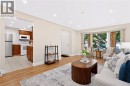 Recessed lighting illuminates the living space and kitchen - 95 Underhill Crescent, Kitchener, ON 
