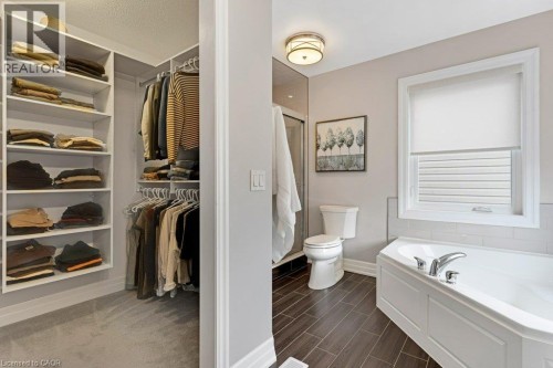 Walk-in Closet and Ensuite Bathroom - 88 Baggs Crescent, Cambridge, ON 