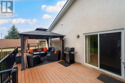 walk-out rear patio constructed in composite - 