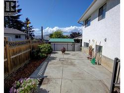 Rear yard of home fenced in - 