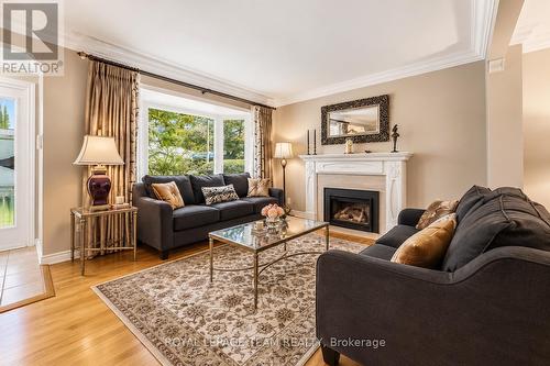 Living room (digitally altered to remove chair) - 115 Mountbatten Avenue, Ottawa, ON 