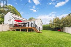 Deck and yard - 