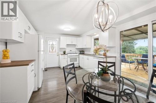 White cabinetry with contemporary hardware - 76 Cluthe Crescent, Kitchener, ON 