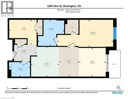 Floor plan - 3290 New Street Unit# 607, Burlington, ON 