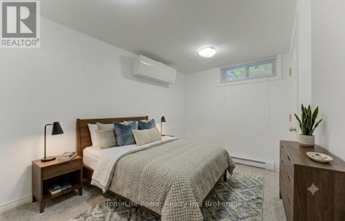 Basement (unit 2) bdrm 3 (AI staged) - 136 Dunsmere Drive, Kitchener, ON 