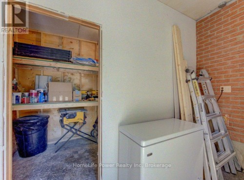 Mudroom entrance to basement (unit 2) and storage - 136 Dunsmere Drive, Kitchener, ON 