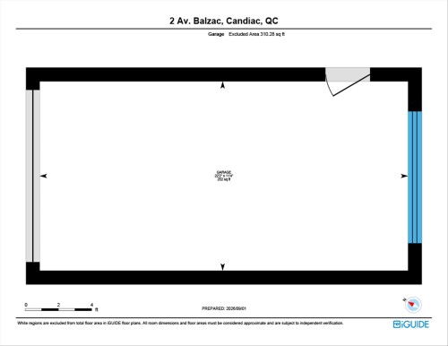 Plan (croquis) - 2 Av. Balzac, Candiac, QC 