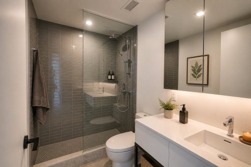 Salle de bains - 2807-1210 Rue Jeanne-Mance, Montréal (Ville-Marie), QC 