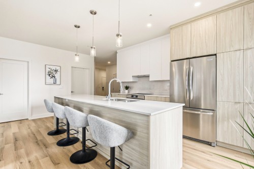 Kitchen - 201-4240 Rue Olivier-Fournier, Longueuil (Saint-Hubert), QC 