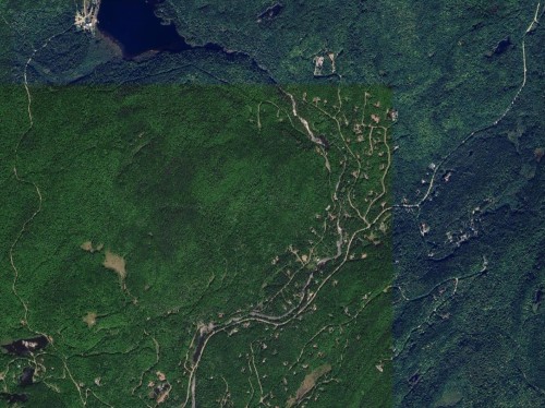 Aerial View - Ch. Des Cascades, Mandeville, QC 