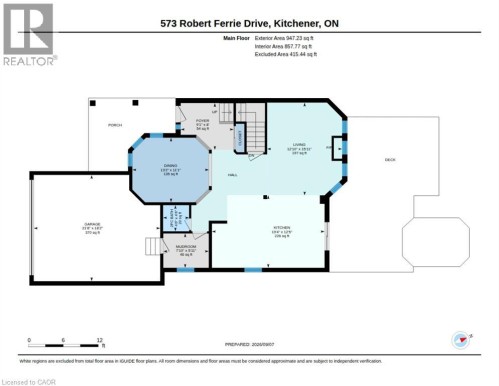 Floor plan - 573 Robert Ferrie Drive, Kitchener, ON 