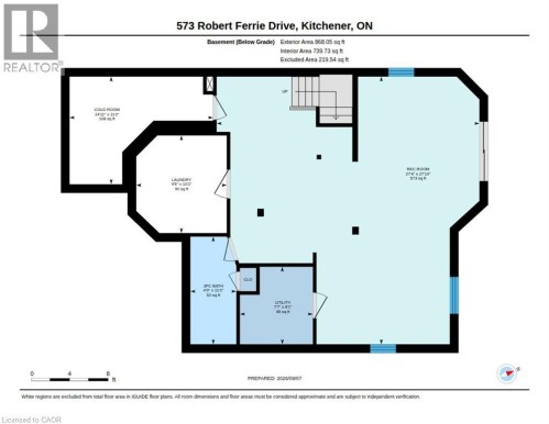 Floor plan - 573 Robert Ferrie Drive, Kitchener, ON 