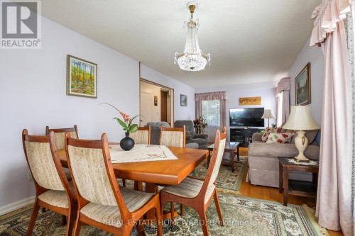 Dining Room view combined with Living Room - 6399 Colebrook Crescent, Mississauga, ON 