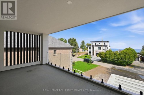 Covered Balcony off the Primary Bdrm. w/Lake Views - 36 Windemere Road, Hamilton, ON 