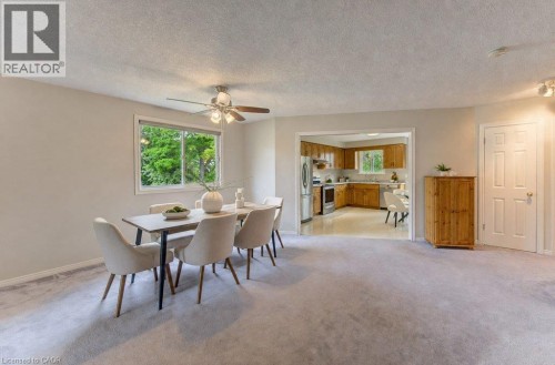 Main floor - spacious dining area - 26 Stanmore Avenue, Kitchener, ON 