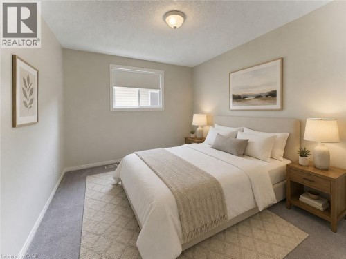 VIRTUALLY STAGED main floor 3rd bedroom - 26 Stanmore Avenue, Kitchener, ON 
