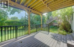 Lower level composite deck - 