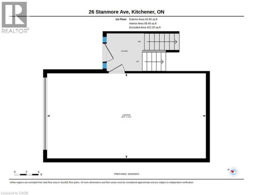 Floor plan - 26 Stanmore Avenue, Kitchener, ON 