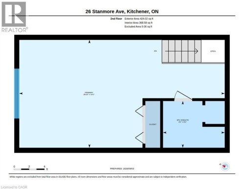 Floor plan - 26 Stanmore Avenue, Kitchener, ON 